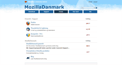 Desktop Screenshot of forum.mozilladanmark.dk